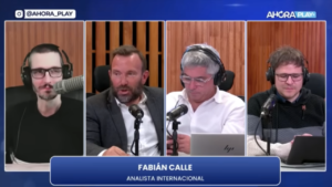 Fabián Calle con Maxi Montenegro analizando los escenarios de Trump e Irán en Plan M