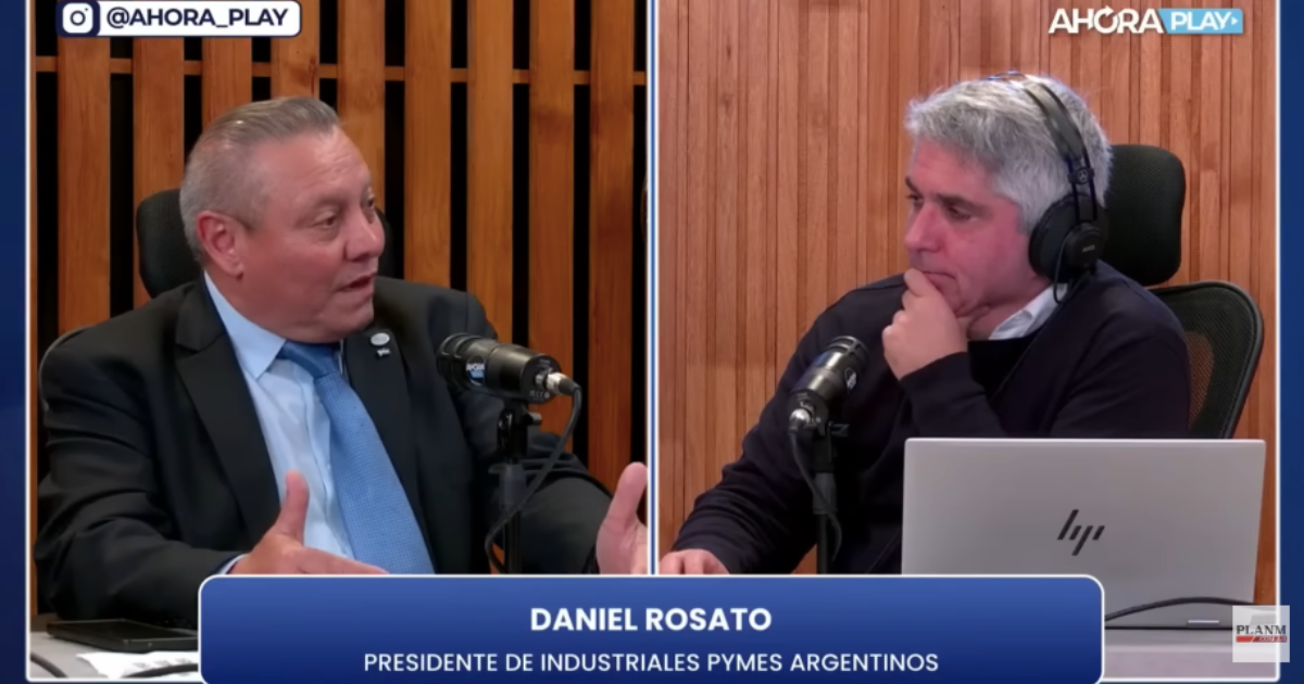 Daniel Rosato, presidente de Industriales Pymes Argentinos, analiza la crisis de las pymes en Argentina.