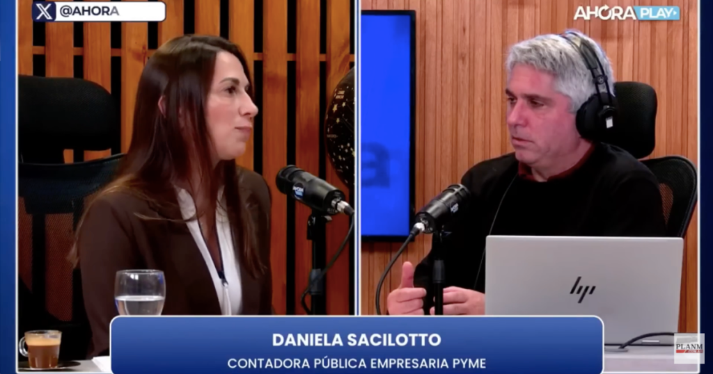 Entrevista de Maximiliano Montenegro a Daniela Sacilotto sobre la ley de inocencia fiscal y el blanqueo del dólar colchón.