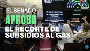 Recinto del Senado durante el debate sobre la quita de subsidios a zonas frías y reforma del Banco Central